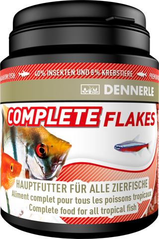 Dennerle COMPLETE Flakes with insect protein for tropical fish
