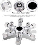 sflora- 6 Way CO2 Splitter with needle Valve