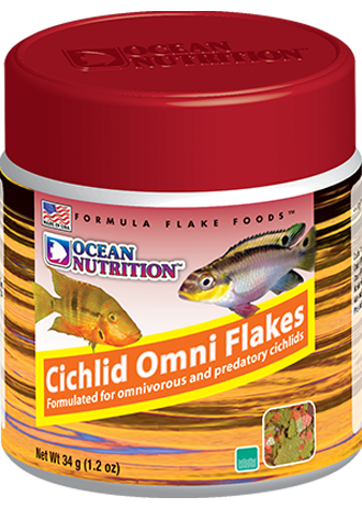 Ocean Nutrition Cichlid Omni Flakes | Omnivorous Cichlid Food