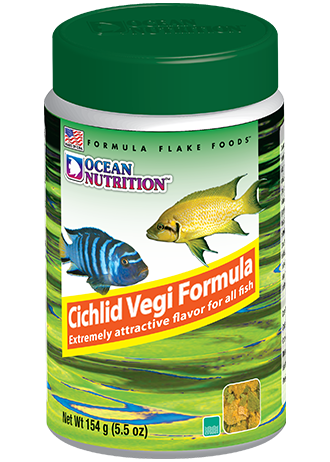 Ocean Nutrition Cichlid Vegi Flakes | Herbivorous Cichlid Food