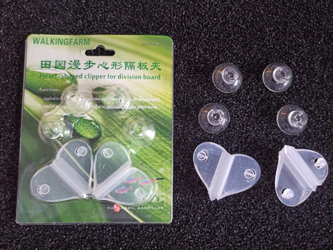 Glass Divider For Aquarium Glass Partition | set of 2